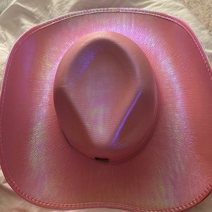 Pink toddler/kids cow girl hat!!